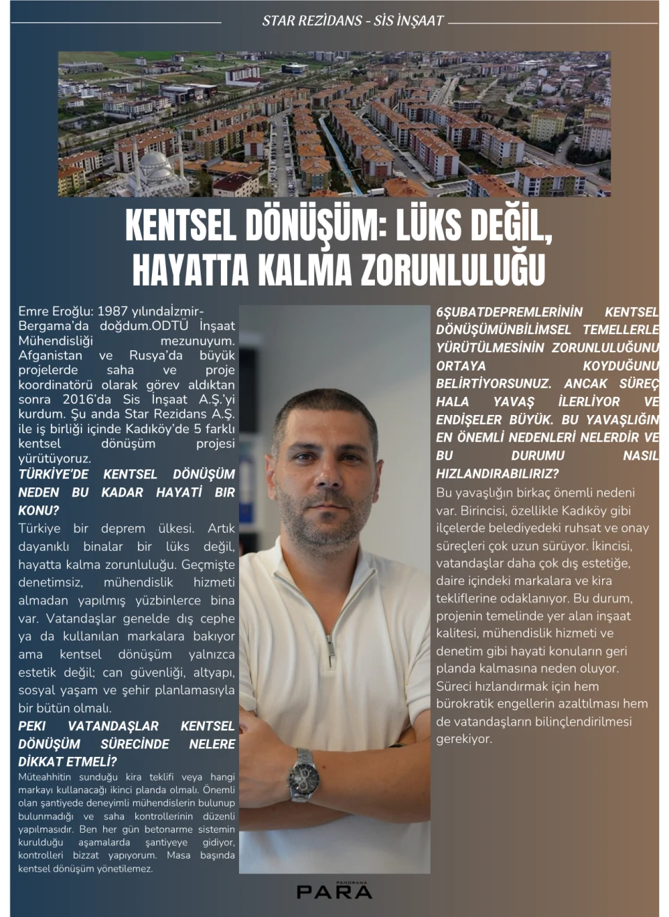 Para Panorama — Yayın sayfası 1